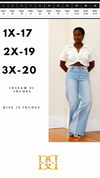 High Waist Jeans - Color Block