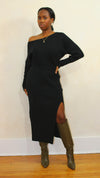 Off Shoulder Sweater Dress