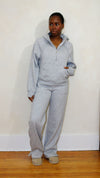 French Terry Cropped Hoodie