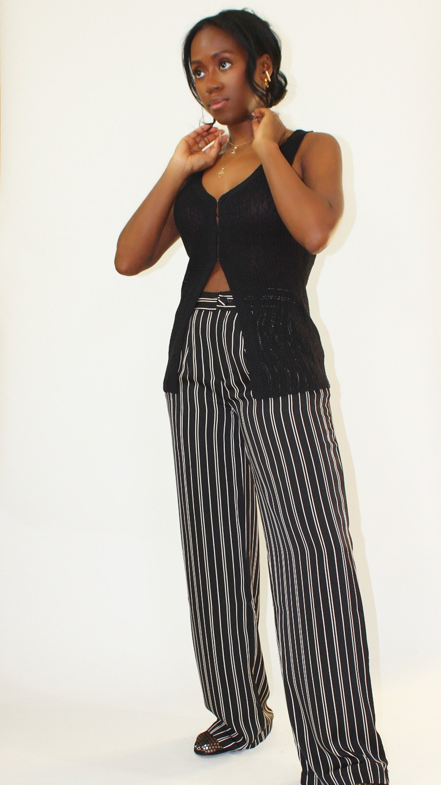 Dion Longline Knit Vest