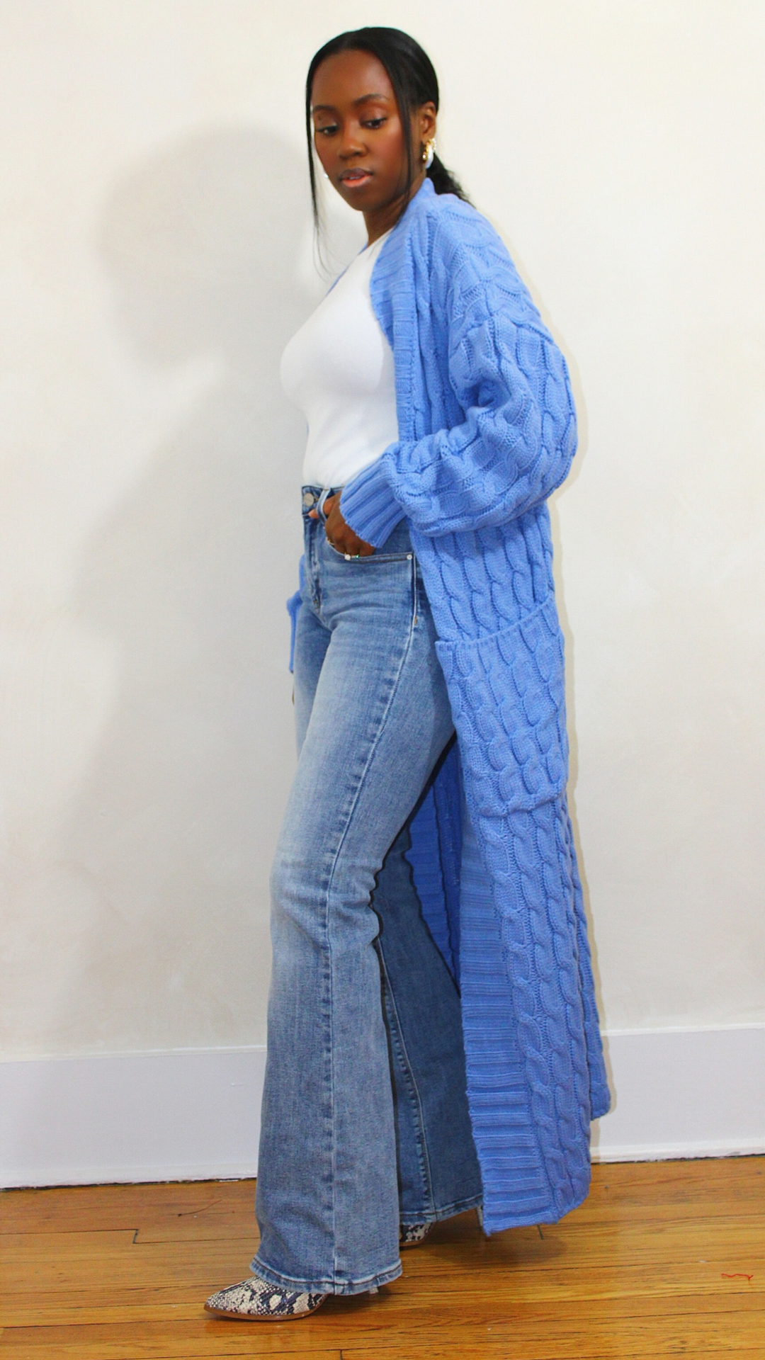 RISEN Mid Rise Flare Jeans