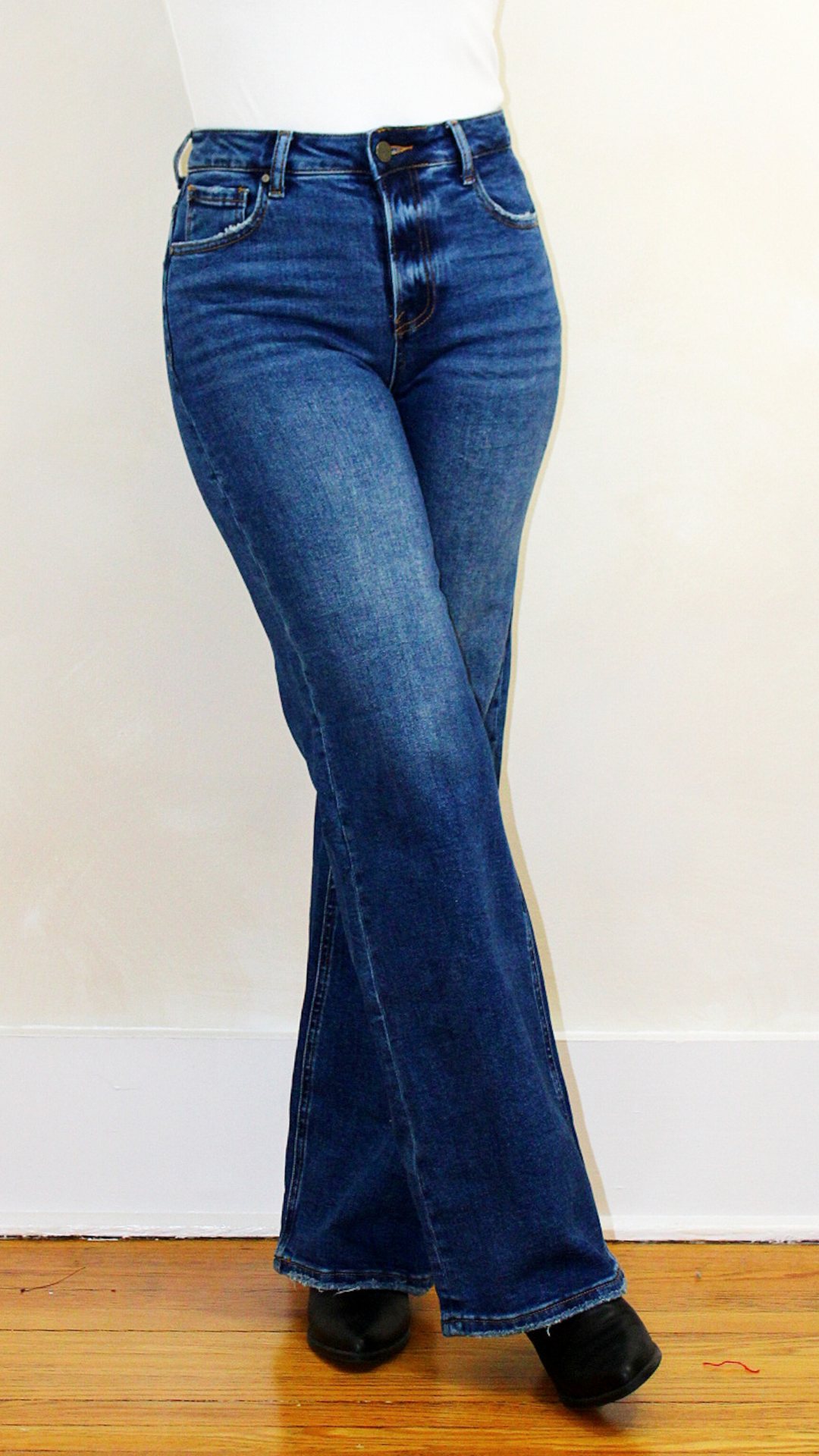 RISEN High Rise Straight Leg