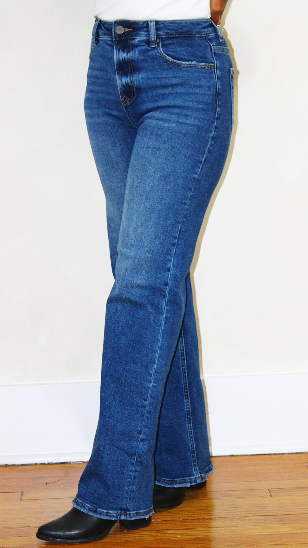 RISEN High Rise Straight Leg