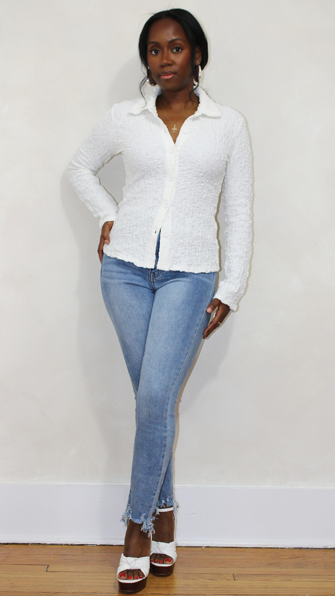 Kyra Textured Shirt