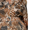 Animal Print Romper (1X-3X)