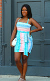 Ocean Wave Mini Dress