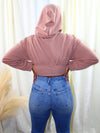 Corset Crop Hoodie