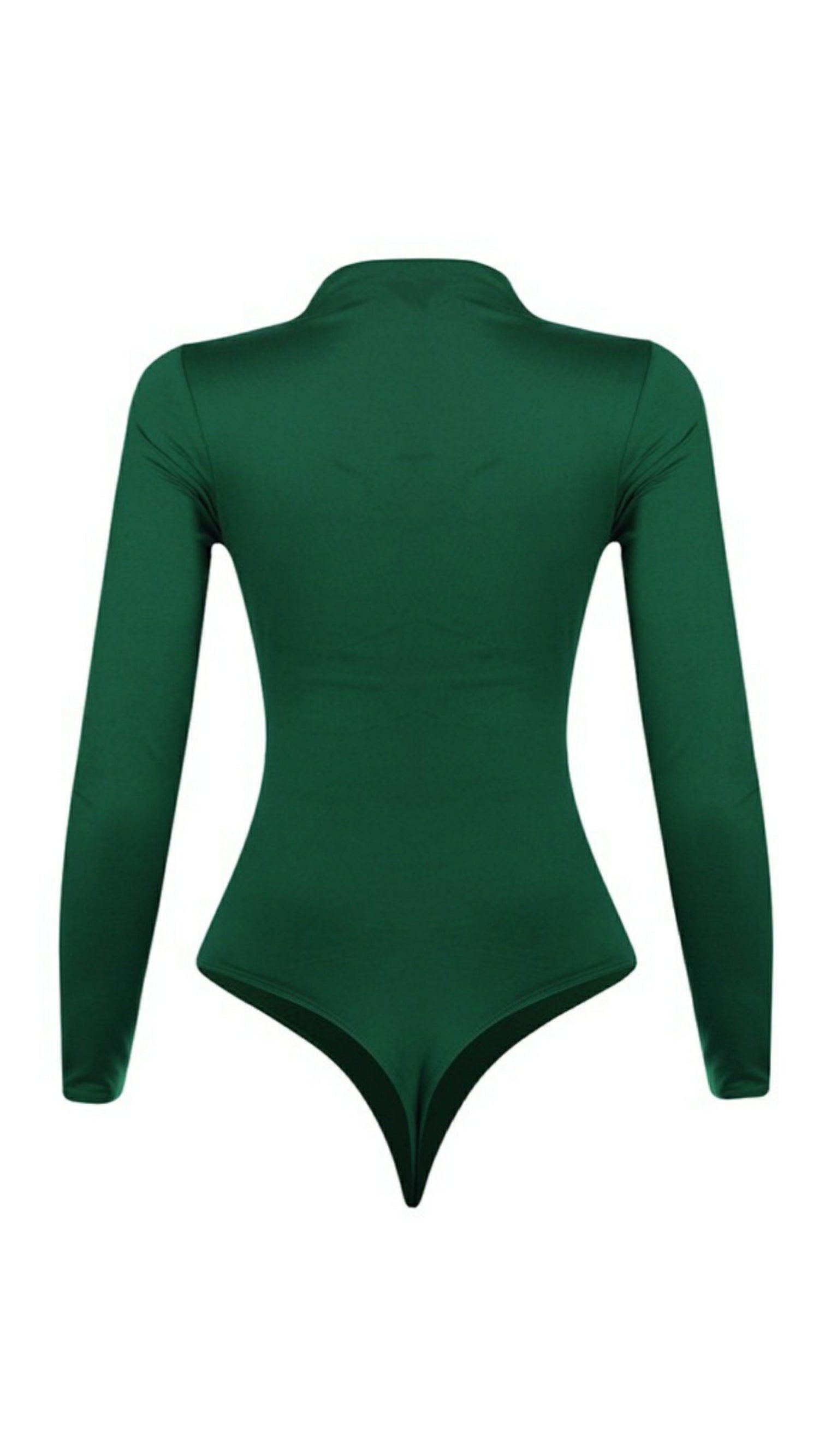 Zip Me Up Bodysuit- Black