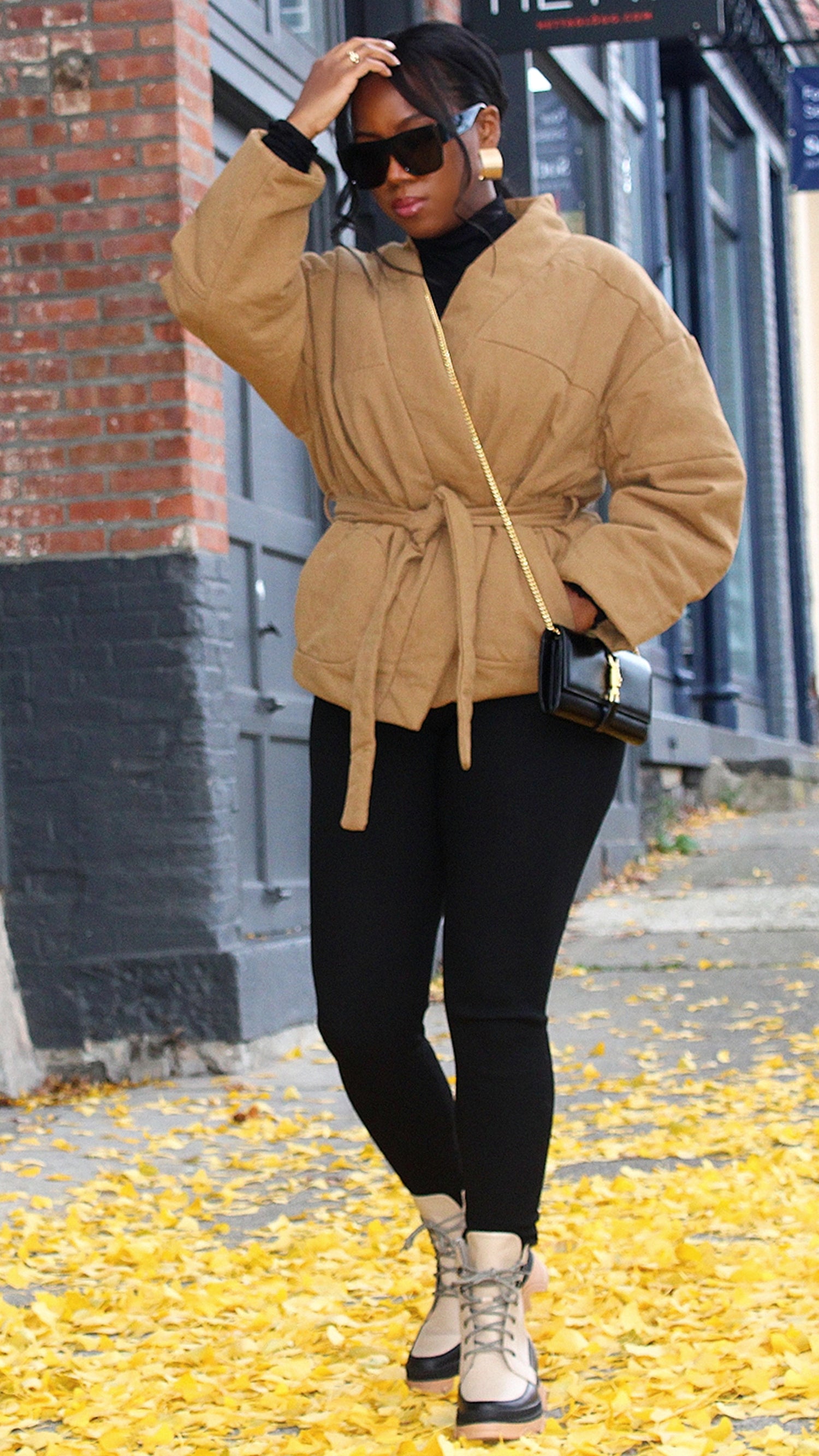 Kimono Puffer Coat