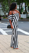 Bold Pinstripe Jumpsuit