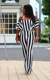 Bold Pinstripe Jumpsuit