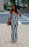 Bold Pinstripe Jumpsuit