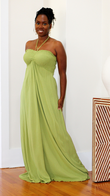  Halter Top Maxi Dress