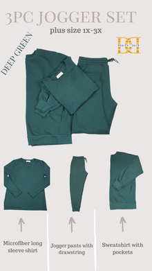  Sweat Suit 3 Piece Set (PLUS)