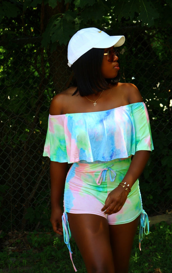 Cotton Candy Romper