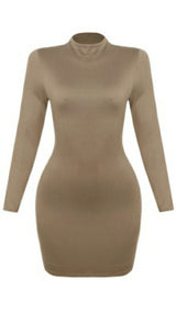 Nicki Mini Dress- Khaki