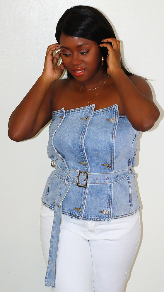 Layer Denim Top