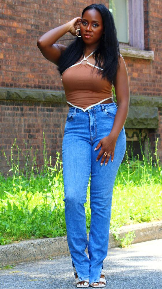 Halter Top - Mocha