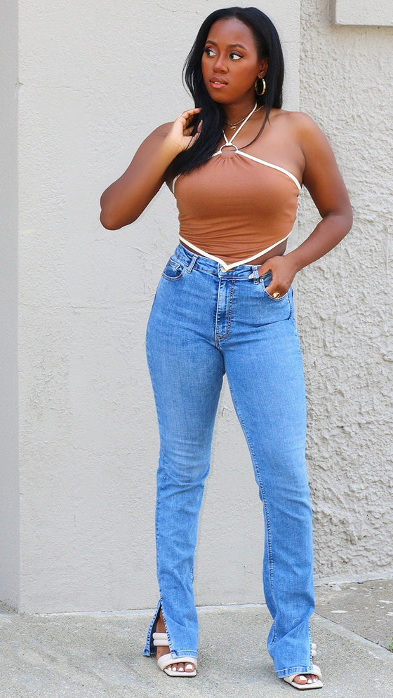 Halter Top - Mocha