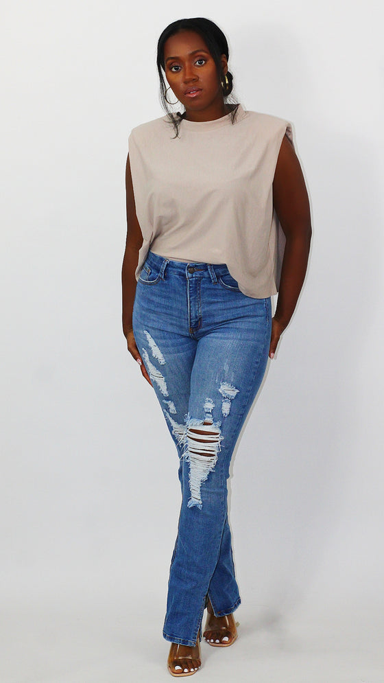 Puff Shoulder Top