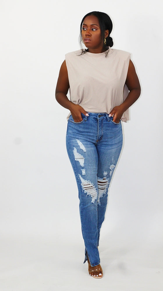Puff Shoulder Top