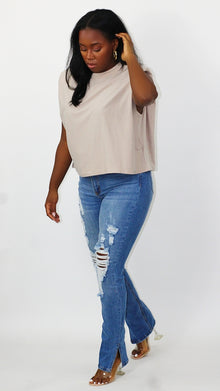  Puff Shoulder Top
