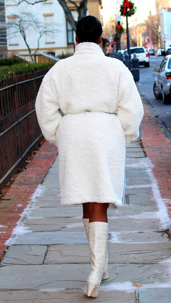 Sherpa Denim Coat