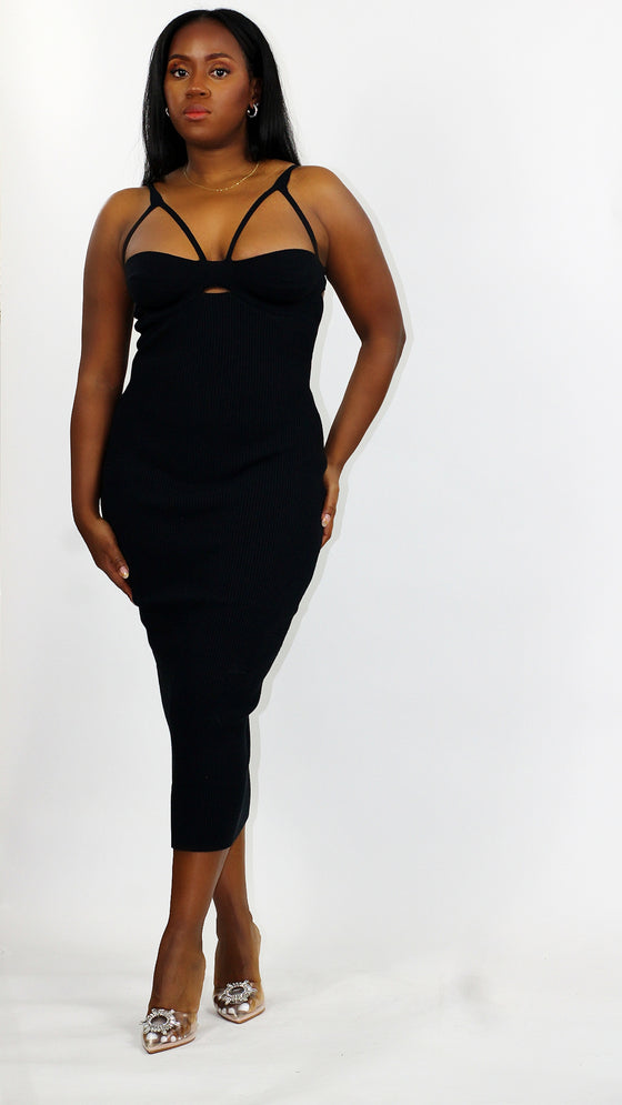 Black Midi Dress