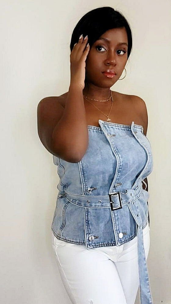 Layer Denim Top