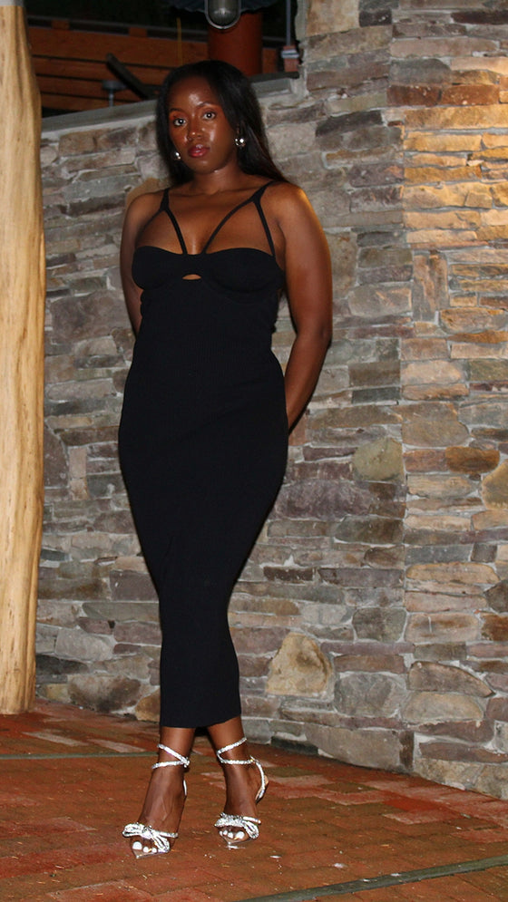 Black Midi Dress